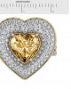 Juliet Golden Topaz Heart Ring