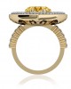 Juliet Golden Topaz Heart Ring