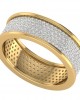 Divya Two Tone Diamond Band