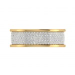 Divya Two Tone Diamond Band