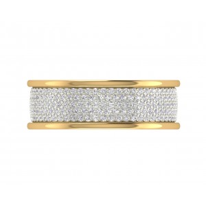 Divya Two Tone Diamond Band