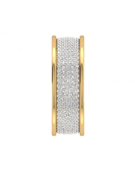 Divya Two Tone Diamond Band