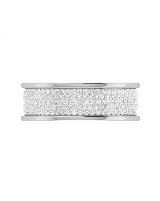 Divya Two Tone Diamond Band