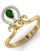 Ameena Emerald Diamond Ring