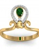 Ameena Emerald Diamond Ring