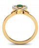 Ameena Emerald Diamond Ring