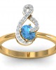 Adina Blue Topaz Ring