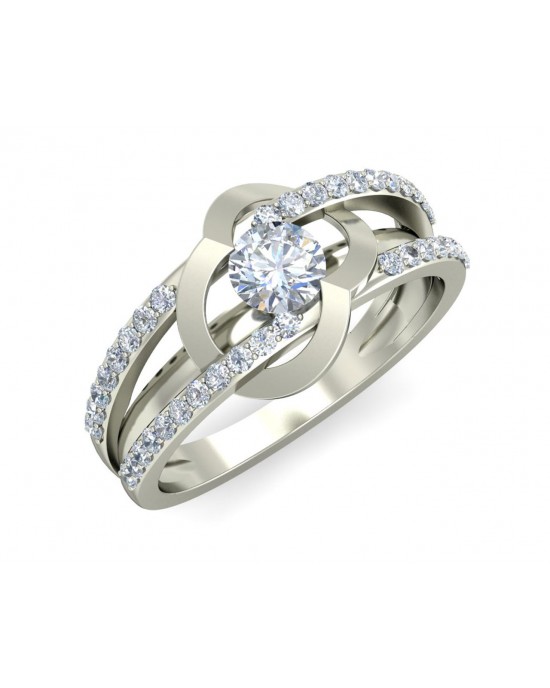 Araiya Solitaire Diamond Engagement Ring