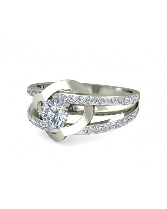 Araiya Solitaire Diamond Engagement Ring