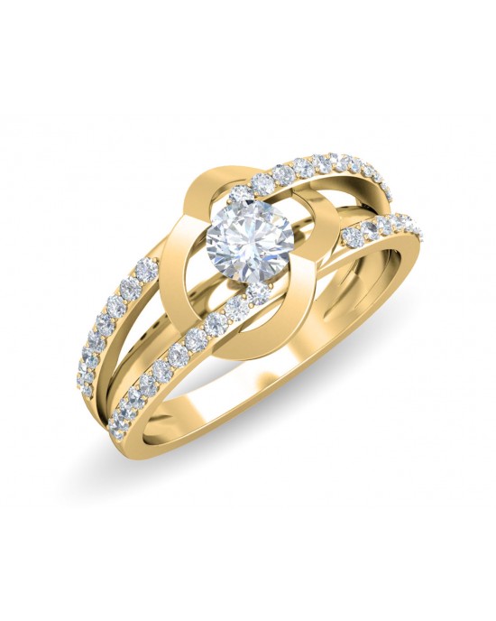 Araiya Solitaire Diamond Engagement Ring