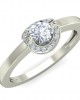 Angi Diamond Solitaire Engagement Ring