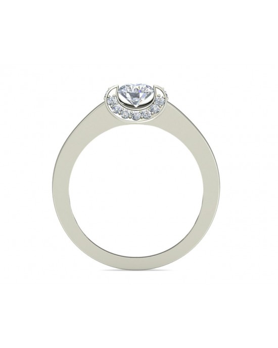 Angi Diamond Solitaire Engagement Ring