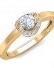 Angi Diamond Solitaire Engagement Ring