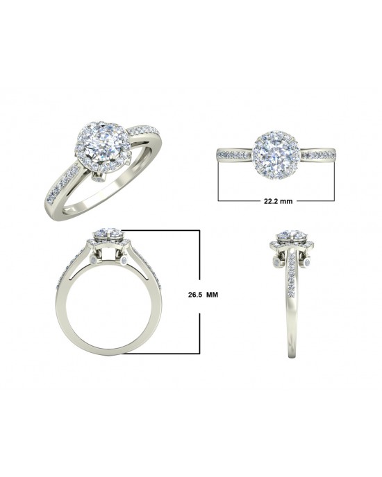 Anmi Diamond Solitaire Ring