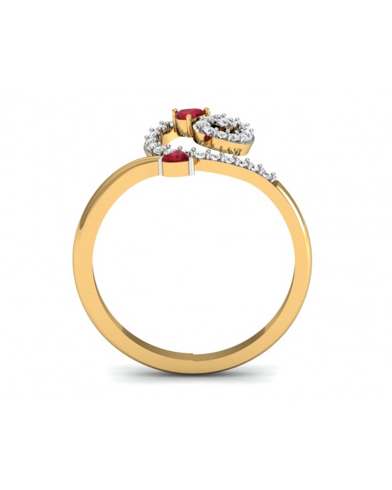 Gia Tourmaline & Diamond Ring