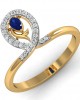 Tarini Blue Sapphire & Diamond Ring