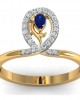 Tarini Blue Sapphire & Diamond Ring