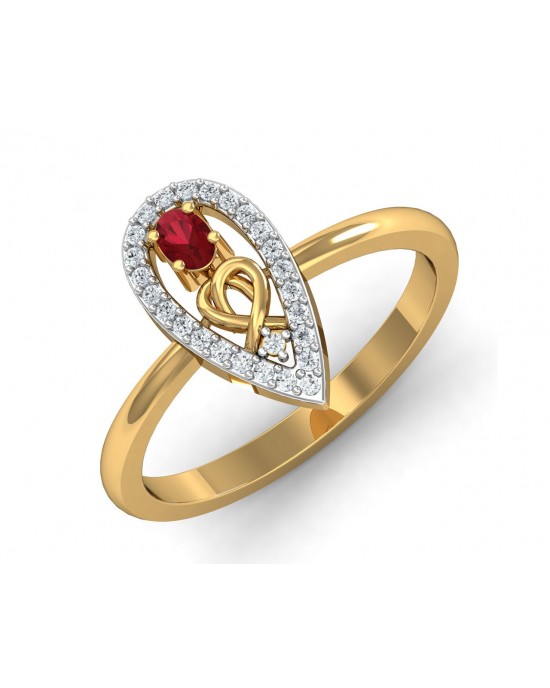 Ishani Ruby & Diamond Ring