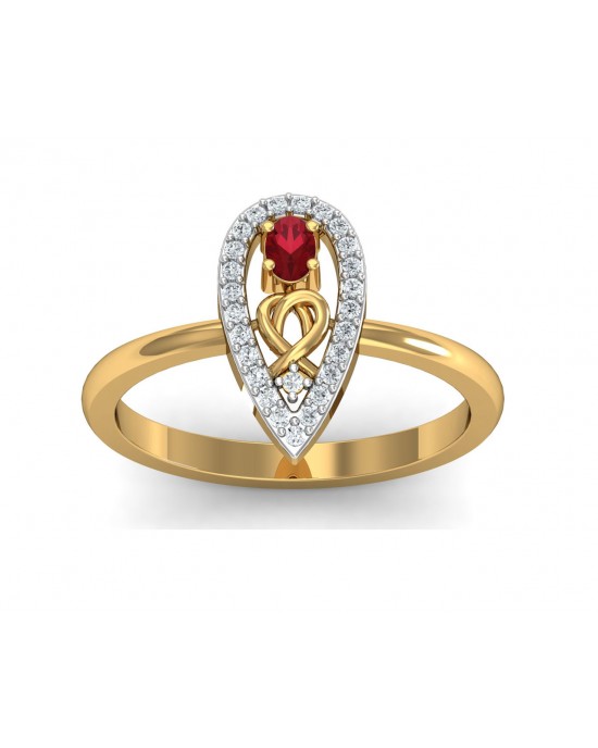 Ishani Ruby & Diamond Ring