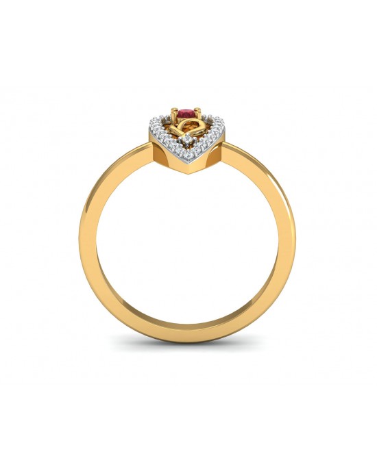 Ishani Ruby & Diamond Ring