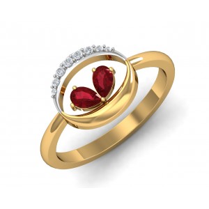 Chiti Ruby Diamond Ring