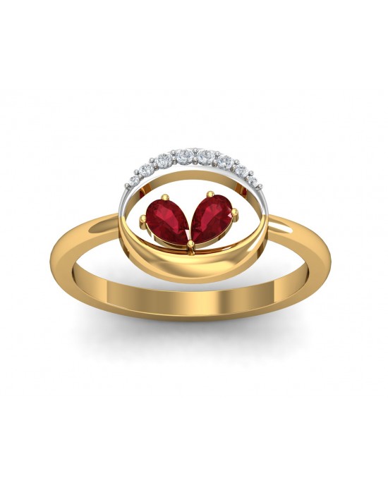 Chiti Ruby Diamond Ring