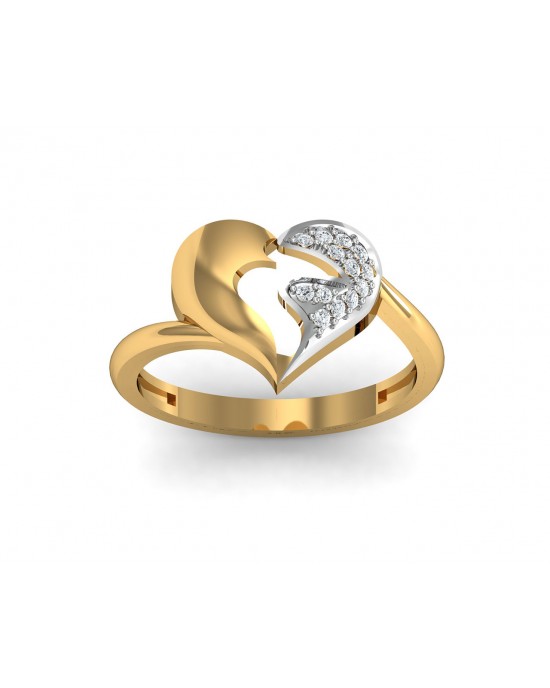 Pana Diamond Heart Ring