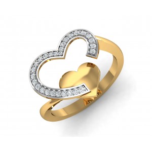 Fiona  Diamond Heart  Ring