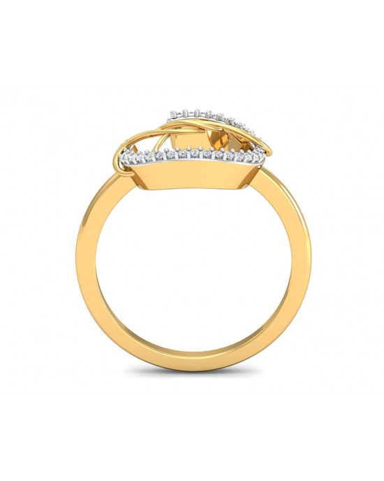 Tanya Diamond Ring in Gold