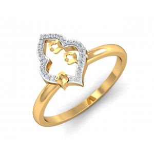 Ella Diamond Ring in Gold