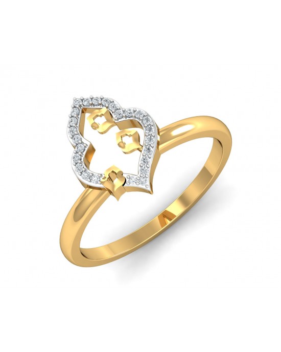 Ella Diamond Ring in Gold