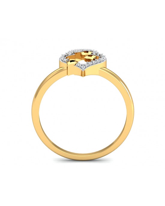 Ella Diamond Ring in Gold