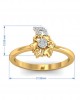 Flora diamond Ring in 14k Gold