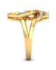 Urith heart ring in gold with diamonds