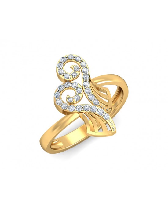 Sana Diamond Ring in 14k Gold