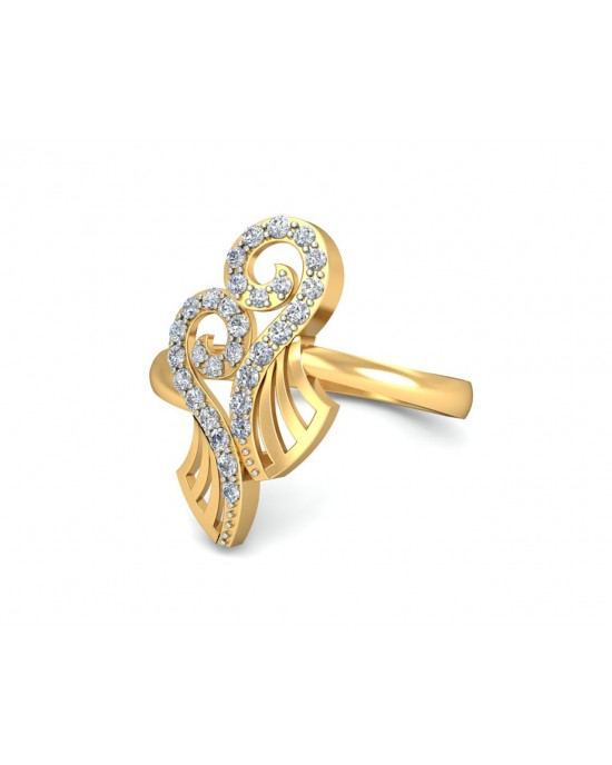 Sana Diamond Ring in 14k Gold