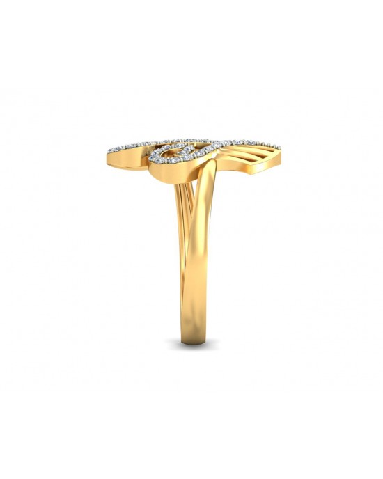 Sana Diamond Ring in 14k Gold