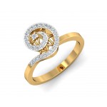Astra Diamond Ring in 14k hallmarked Gold