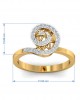 Astra Diamond Ring in 14k hallmarked Gold