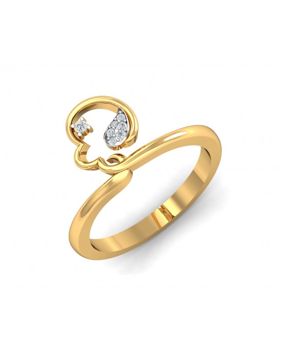 Reya Diamond Ring In gold