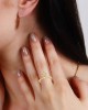 Reya Diamond Ring In gold