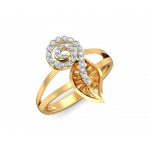 Sama Designer Diamond Ring in hallmarked gold