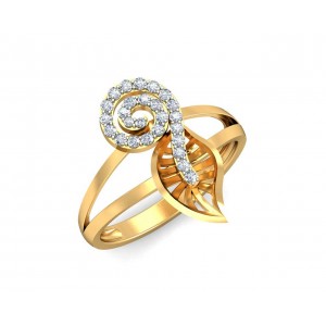 Sama Designer Diamond Ring in hallmarked gold