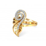 Sama Designer Diamond Ring in hallmarked gold