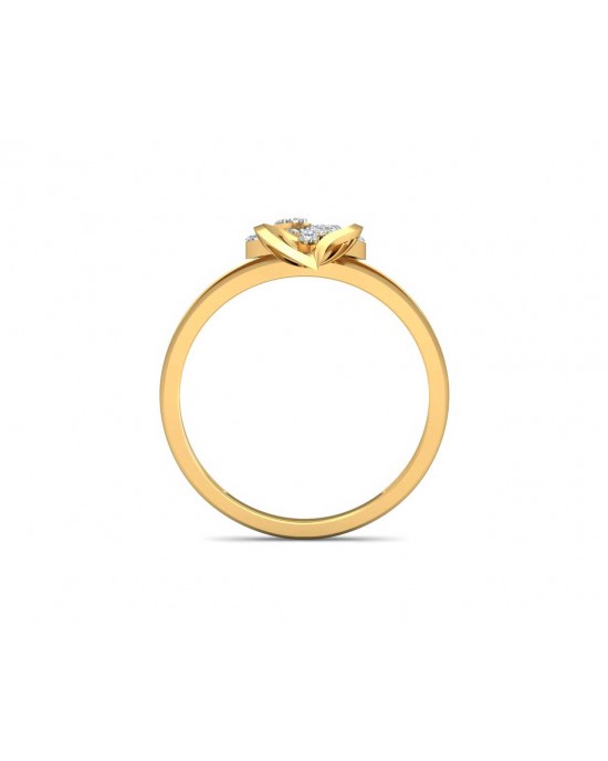 Sama Designer Diamond Ring in hallmarked gold