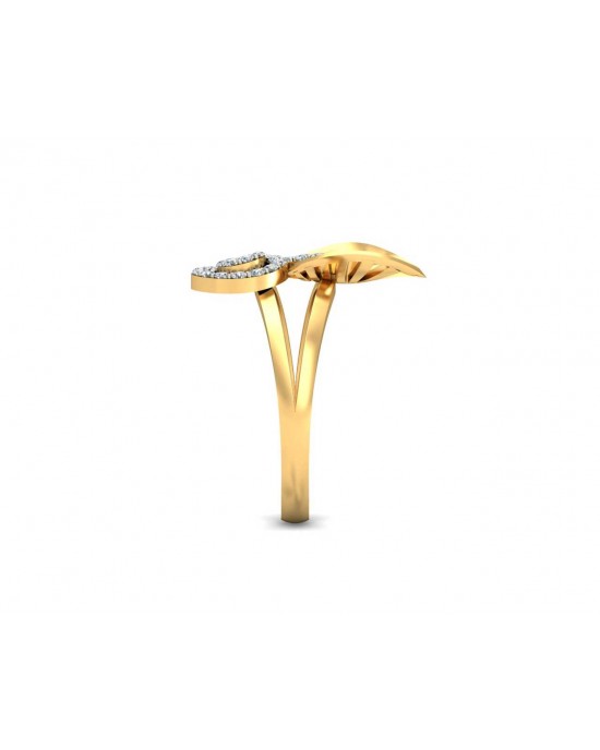 Sama Designer Diamond Ring in hallmarked gold