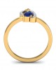 Sary Blue sapphire & diamond Ring in gold