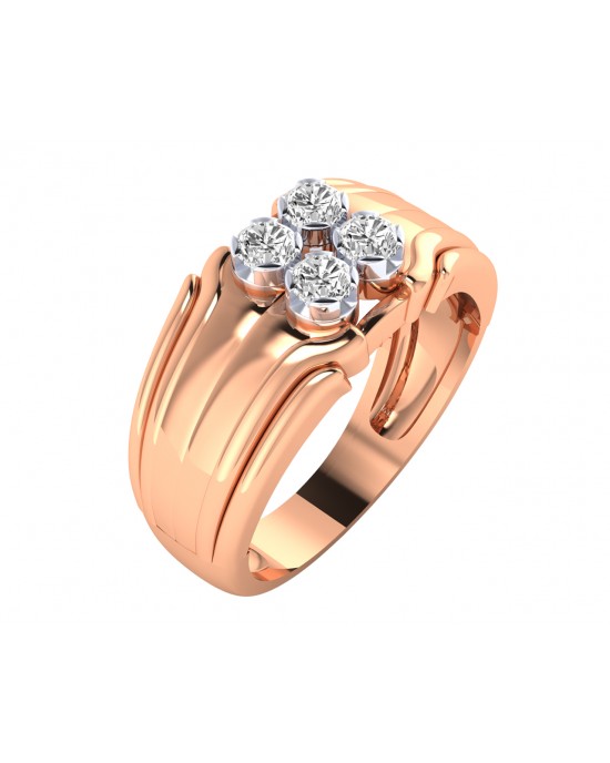 Rose gold gents ring | Gold rings fashion, Engagement rings for men, Gold  ring designs