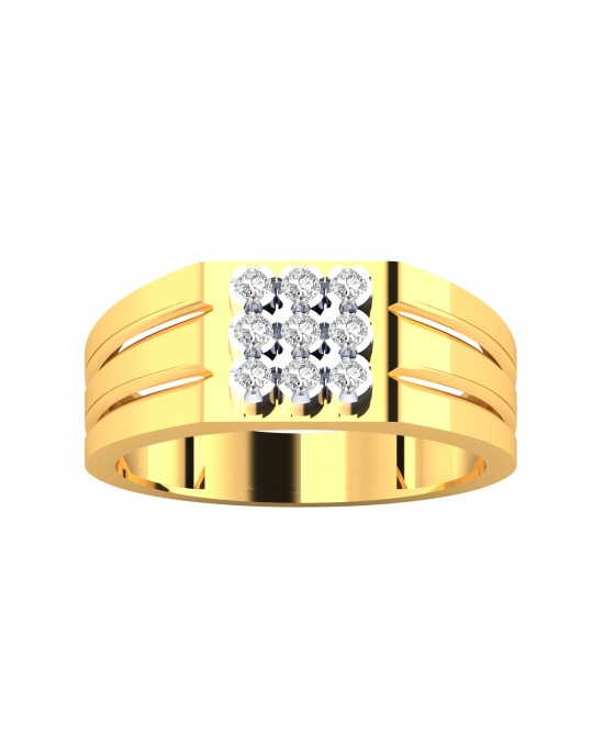 Sam Gents Diamond Ring in 14K Gold