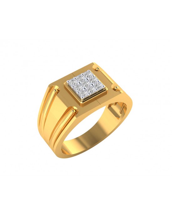 Saul 18k hallmarked diamond ring